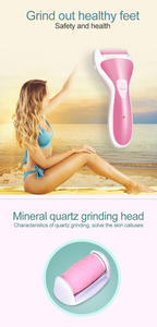 Showell Ponceuse électrique rechargeable USB pour éliminer les callosités, exfoliant pour les pieds en ABS rose/violet, broyeur de pieds ODM/OEM - Product Image 6