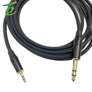 3,5 mm'den 6,5 mm'ye ses kablosu, stereo büyük boyutlu bilgisayar güç amplifikatörü hoparlör bağlantı kablosu, 6,35 mm elektronik org - Product Image 2