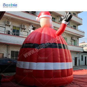 Castillo Inflable Comercial de Santa Claus para Navidad, Castillo Hinchable Gigante con Temática de Santa Claus para <span class=keywords><strong>Alquiler</strong></span> en Fiestas Navideñas - Product Image 2