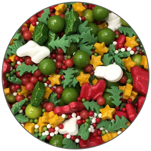 Edible Christmas Cake <strong>Sprinkles</strong> Pure Nature <strong>Sprinkles</strong> <strong>Vegan</strong> Color No Red 3 Press Candy <strong>Sprinkles</strong> E127 E171 Free for Ice Cream - Product Image 1