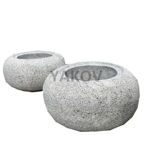 Lavabo en pierre pour se laver les mains dans un <span class=keywords><strong>jardin</strong></span> zen <span class=keywords><strong>japonais</strong></span>, Tezibachi/Tetsubachi - Product Image 1