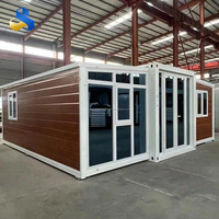 Casa Contenedor Prefabricada Modular de Madera Contemporánea de 40 pies para Uso de Oficina