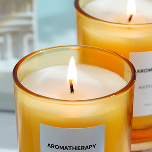 Bougie parfumée Northern Mu en cire de soja, en forme de tasse, aromathérapie, parfum naturel de plantes - Product Image 4