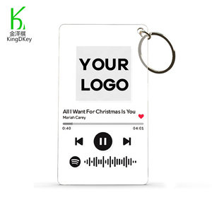 Llavero Acrílico <span class=keywords><strong>Personalizado</strong></span> con Foto Impresa, Placa Musical, Llavero <span class=keywords><strong>Spotify</strong></span>, Llavero con Foto Personalizada - Product Image 5