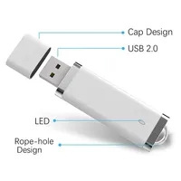 Clé USB en plastique OEM en gros, 4G, économique, avec porte-clés, clé USB 2.0, 8 Go, 16 Go, 32 Go, 64 Go, 128 Go, clé USB en forme de briquet