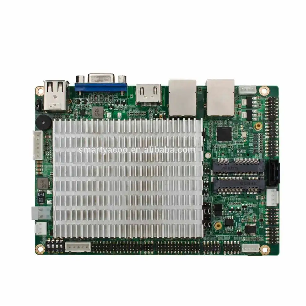 3,5 inch intel atom ceder trail n2600/2800 processor fanless embedded moederbord enc-5891 industriële