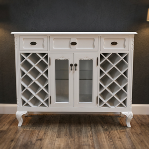 Blanc Mini Bar Armoire Meubles - Product Image 3