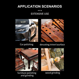 Ponceuse-<span class=keywords><strong>polisseuse</strong></span> pneumatique à engrenages Santwell, disque de 6 pouces, 12 000-15 000 tr/min, vitesse fixe, poignée ergonomique, aspiration non intégrée, évacuation arrière - Product Image 6