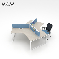M & W Promotion Poste de travail ouvert Meuble modulaire Bureau à cloison