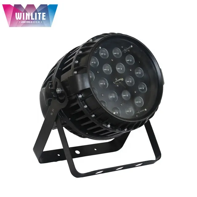 Winlite IP65 waterproof 18x6in1 RGBWA+UV zoom wash led par can light