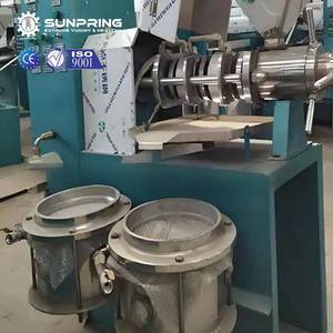 Máquina de prensa de aceite combinada SunPring Máquina de extracción de aceite de prensa en frío Máquina de prensa de aceite - Product Image 6