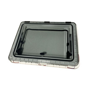 Fenêtre de toit de voiture Strong Top RV avec lumière LED ouvrant la lucarne de <span class=keywords><strong>camping</strong></span>-<span class=keywords><strong>car</strong></span> pour <span class=keywords><strong>camping</strong></span>-<span class=keywords><strong>car</strong></span> comprend un écran de stores et un écran de stores - Product Image 2