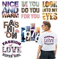 Etiquettes de T-shirts Sweatshirts Htv Vinyl Transfert de Chaleur logo Etiquettes de Transfert de Chaleur DTF pour t-shirts Vêtements DIY vente en gros