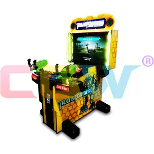 Más ergonómico de luces de colores 32 "LCD Arcade de disparo arma Video juego de simulador funcionan con monedas máquina