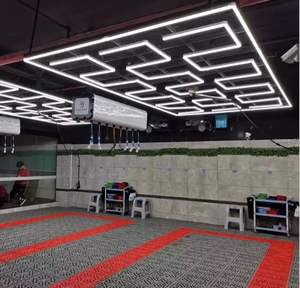 SUEZ Lampu LED Segi Enam Garasi, Lampu Led Tabung Sarang Lebah Langit-langit untuk Detail Mobil, Ruang Pameran, Bengkel, Cuci Mobil - Product Image 6