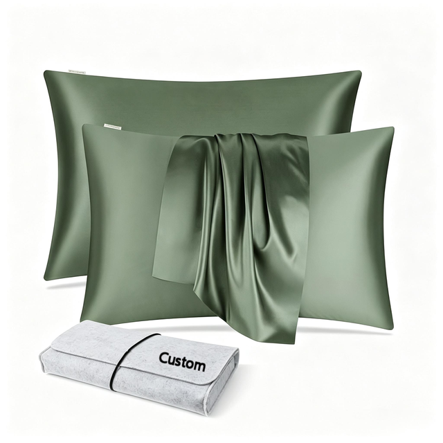 22 Momme 100% Mulberry Silk Pillowcase with OEKO Standard Certification, Smooth Pure Silk Cover for Daily Beauty Sleeping Use