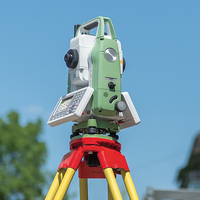 TS07 Profesional Total Station Elektronik Kelas Menengah Akurasi 1" ~ 7" Berperingkat IP66 Instrumen Survei Pemetaan Stakeout