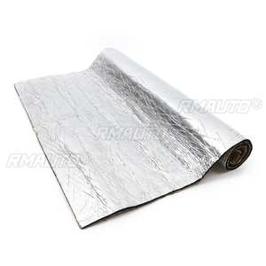 Tapis isolant phonique et thermique en mousse d'aluminium argenté et noir 10mm 6mm pour pare-feu de voiture - Product Image 4