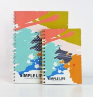 Carnets de revues vierges par sublimation taille A4/A5/A6 personnalisés adaptés à l'école/au bureau/à la maison/aux cadeaux