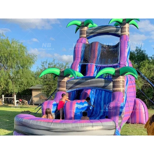 Commercial Blow up Waterslide Custom Tropical <b>Inflatable</b> <b>Water</b> <b>Slide</b> Backyard With Pool Commercial <b>Inflatable</b> <b>Water</b> <b>Slide</b> Commer - Product Image 3