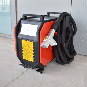 Tốt Nhất Người Bán Tốc Độ Cao Laser Máy Làm Sạch 1500W 2000W Laser Đầu Làm Mát Không Khí Vật Liệu Không Gỉ Sử Dụng - Product Image 2