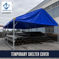 Rouleau de bâche en PVC robuste 650gsm 750gsm 900gsm, tissu polyester enduit de PVC imperméable pour bâche de camion et tente industrielle