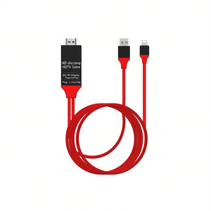 HDTV <b>Cable</b> 2m <b>HD</b> Display Plug And Play for iPhone iPad iPod - Product Image 2