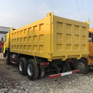 Sinotruk-camión de basura de segunda mano, camión de servicio pesado 6x4 371hp, nuevo y usado