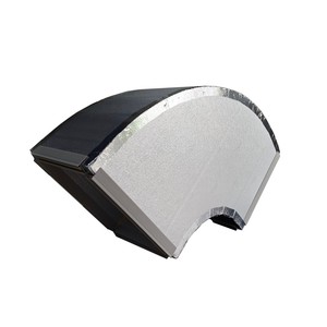 Panneau de conduit en PU, feuille de 20 mm, panneaux d'isolation de conduit, conduit d'air pré-isolé, mousse de polyuréthane, panneau en aluminium, conduits de CVC - Product Image 3