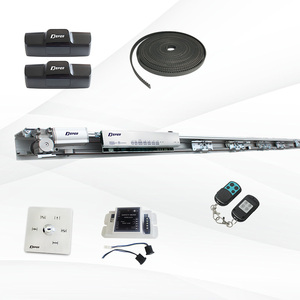 Classico automatico slim porta operatori Frameless sensore automatico porta scorrevole con Display a Led Controller di programma 100kgs - Product Image 4