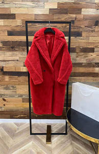 Пальто с плюшевым мишкой 2025 плюс размер настоящая шерстяная зимняя куртка ветровка длинное женское пальто - Product Image 3