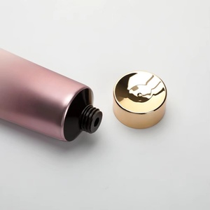 Tubo de aluminio y plástico personalizado de 100 ml y 200 ml, tubo exprimible ABL PBL con tapa de rosca dorada para crema de manos, loción, tubos de embalaje para cosméticos - Product Image 3