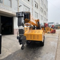 Grue araignée robuste de 3, 5, 8 et 10 tonnes avec flèche articulée, grue araignée portable de levage