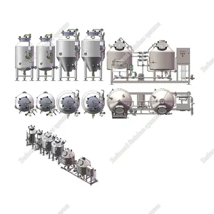 300L 3HL Nano Beer Brewery Equipment Standard Electrical Heating Craft Beer Brewing Systems Brewhouse for Hotel/Restaurant