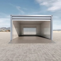 Chambres préfabriquées en conteneurs Maisons modulaires pour garages Porte enroulable