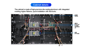 Trên đỉnh p1.953 GoB 5120x2880 mét trong nhà LED <span class=keywords><strong>Video</strong></span> tường Màn hình hiển thị 16.8x 9.45ft cho nhà thờ trong Tanzania - Product Image 6