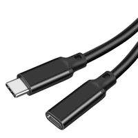 20CM USB C Verlängerung kabel USB 3.1 10 Gbit/s 4K HD Video Audio Daten übertragung Schnell ladung Typ C Stecker Buchse Drucker IOS