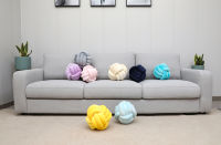 Coussin en mousse à mémoire de forme à nœuds souples, taille personnalisable, pour dormir, allaitement, avion, hôtel, camping, techniques de tissage