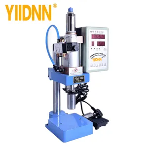 YIIDNN CE YD50 صغيرة واحدة عمود هوائي الصحافة 110 / 220V ختم آلة قابل للتعديل قوة 120 كجم آلات التخريم/ التثقيب