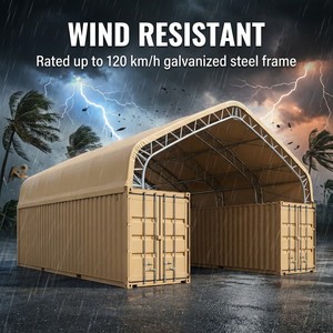 Container Pieghevole per Spedizioni da 10-40hq, Prezzo all'Ingrosso, Struttura in Tessuto Completo, Pannelli <span class=keywords><strong>Sandwich</strong></span> in Schiuma PU, Acciaio Zincato - Product Image 3