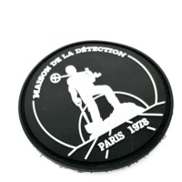 Écussons PVC personnalisés Écussons de logo en caoutchouc 3D Écussons de chapeau en PVC avec nom en relief pour vêtements