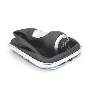 Pomo de palanca de cambios de cuero para coche, pomo de cambio manual para Volkswagen Golf 4, diseño ergonómico, 5 velocidades, R13524 - Product Image 3