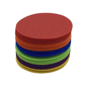 Marcadores de Alfombra para Aulas, Puntos Adhesivos de 4', 5' y 6' con Gancho y Bucle, Múltiples Colores, Círculos Adhesivos - Product Image 1