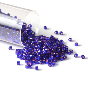 <span class=keywords><strong>Perles</strong></span> de rocaille en verre Miyuki Delica japonaises couleur argentée 11/0 <span class=keywords><strong>pour</strong></span> broderie, travaux manuels et fabrication de bijoux - Product Image 6