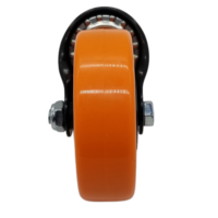 Roulettes de chariot industriel flexibles en PVC PP PU TPR, roues de 5 pouces, avec joint, nouvelle collection