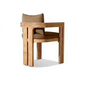 Sofá Esquinero de Madera de Teca para Exteriores, Minimalista, para Jardín, Terraza, Villa y Proyectos de Resort - Product Image 4