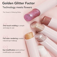 Stick d'ombre à paupières effet gelée, couleur éclatante, tenue quotidienne, sans poudre volante, pour débutantes, waterproof, maquillage longue durée, ombre à paupières liquide sans liquide supplémentaire