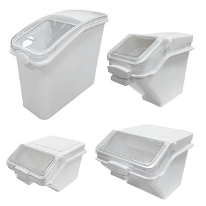 Plastic Food Ingredient Storage Bin 10L 24L 47L 81L 102L Sealed Insect Proof With Lid For Rice <b>Flour</b> Grain Storage - Product Image 5