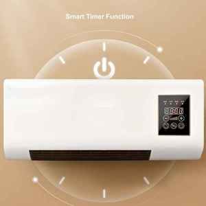 Calentador Eléctrico y Aire Acondicionado 2 en 1 de 1800W, de Pared, Pequeño y de Alta Eficiencia para Calefacción de Espacios - Product Image 2
