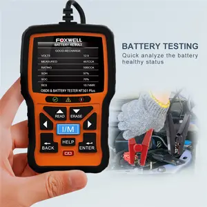 Toptan FOXWELL orijinal profesyonel OBD OBD2 tarayıcı araba motor kodu okuyucu desteği çoklu dil